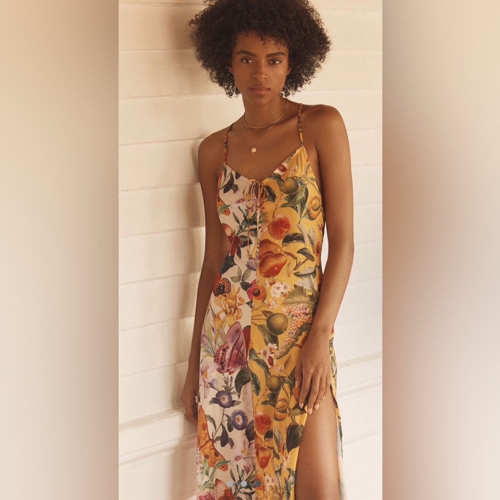 Anthropologie Burcu Korkmazyurek × LyreBird Silky Slip
Midi Dress, MED NWT - Picture 2 of 9